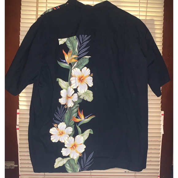KY made in Hawaii button down shirt Hawaiian vacation black size XXL 2XL - Picture 2 of 6